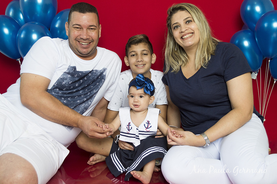 Smash the cake - marinheiro - menina