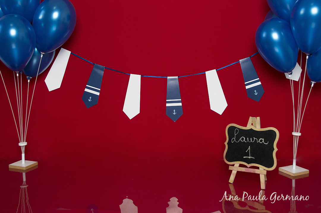 Smash the cake - marinheiro - menina