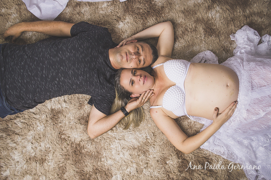 ensaio gestante estúdio