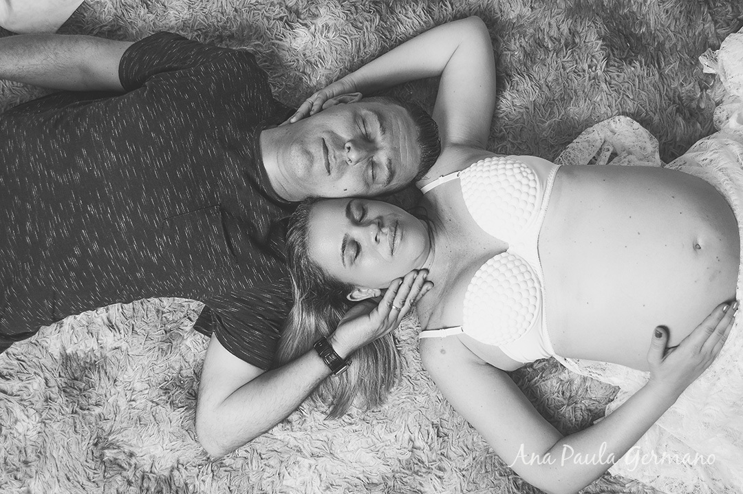 ensaio gestante estúdio