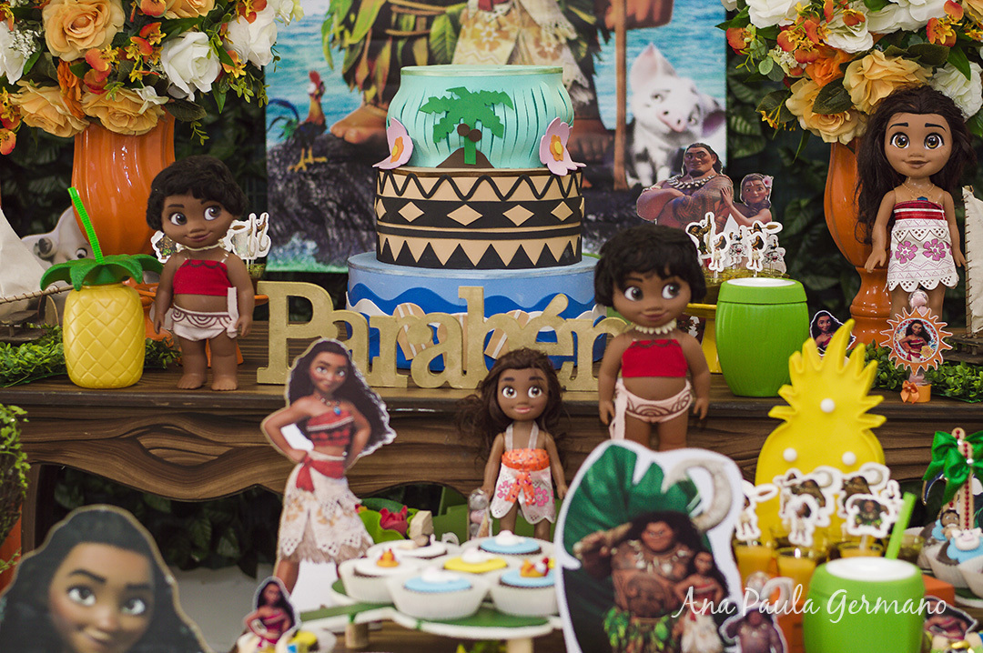 aniversário infantil Moana