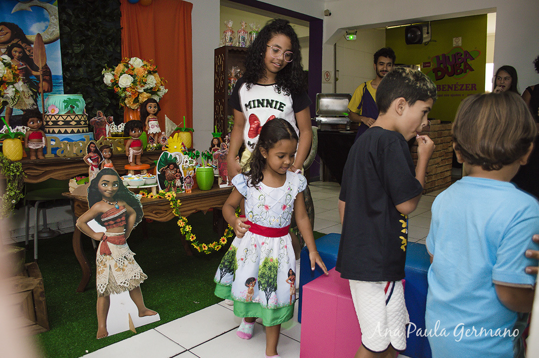 aniversário infantil Moana
