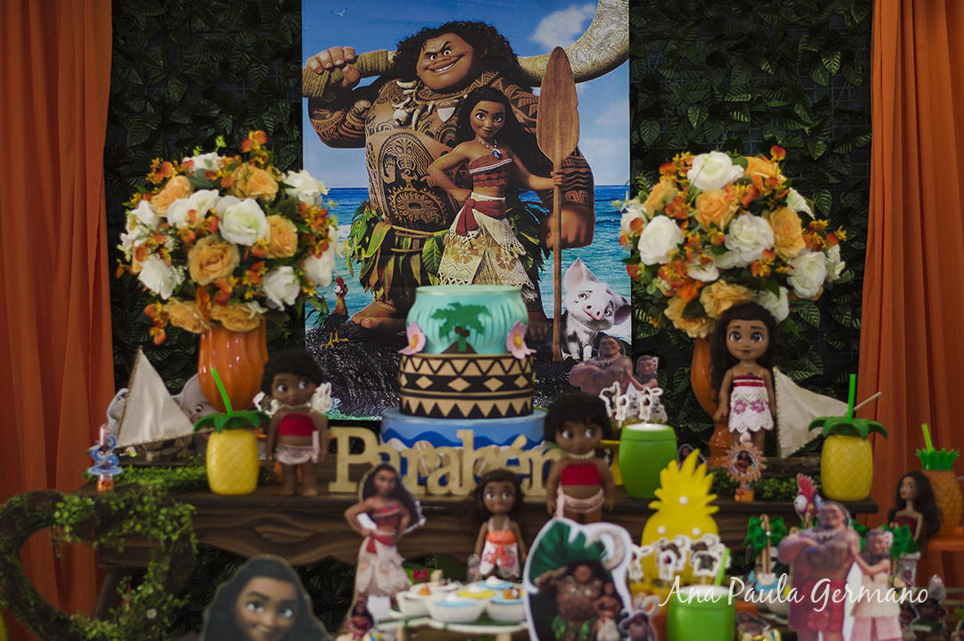 aniversário infantil Moana