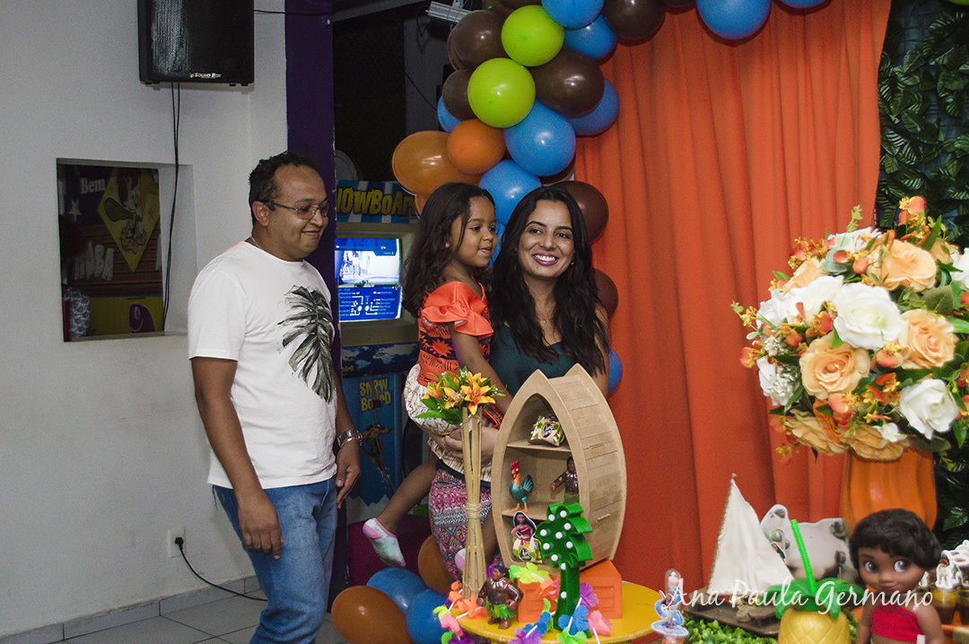 aniversário infantil Moana