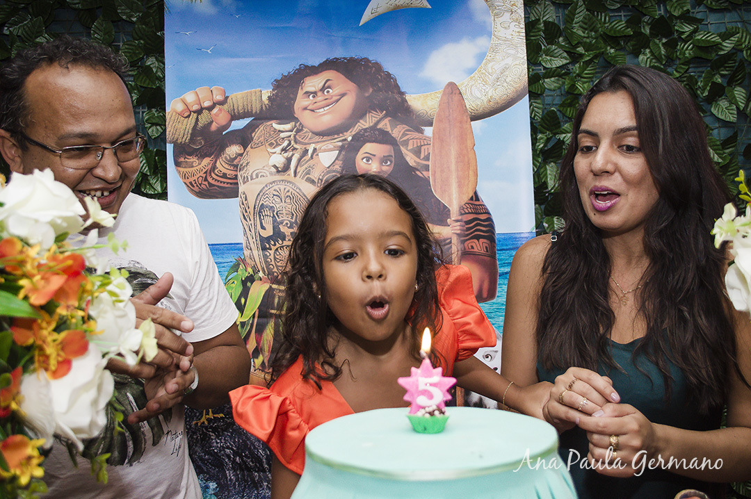 aniversário infantil Moana