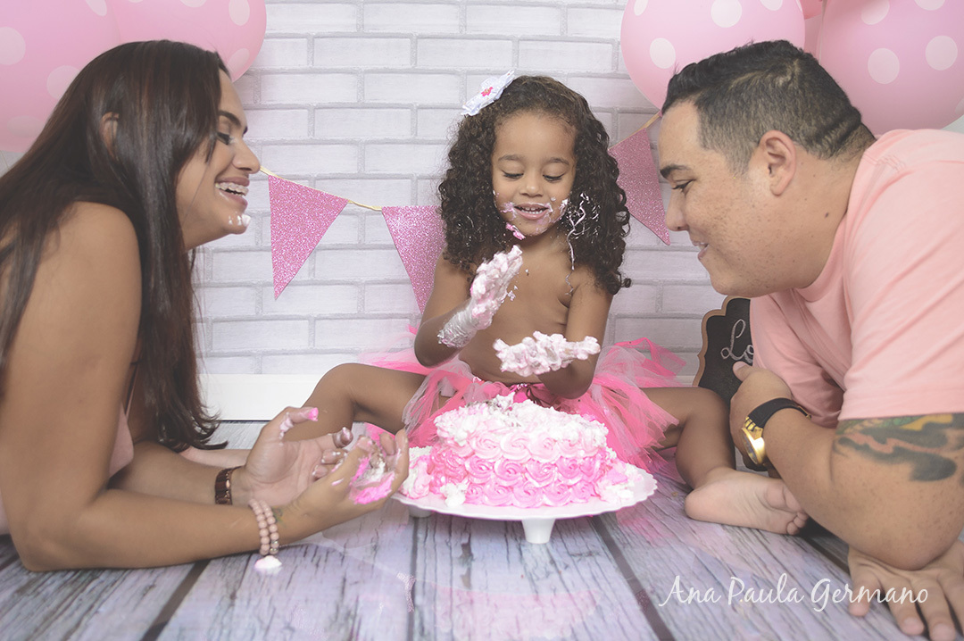 Smash the cake 3 anos