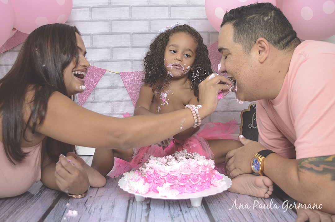 Smash the cake 3 anos