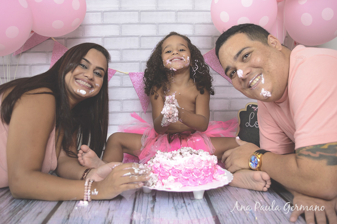 Smash the cake 3 anos