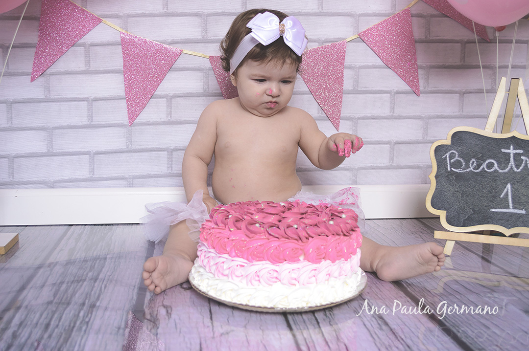 Smash the Cake Estúdio menina