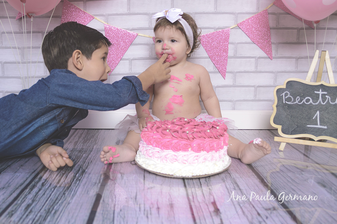 Smash the Cake Estúdio menina