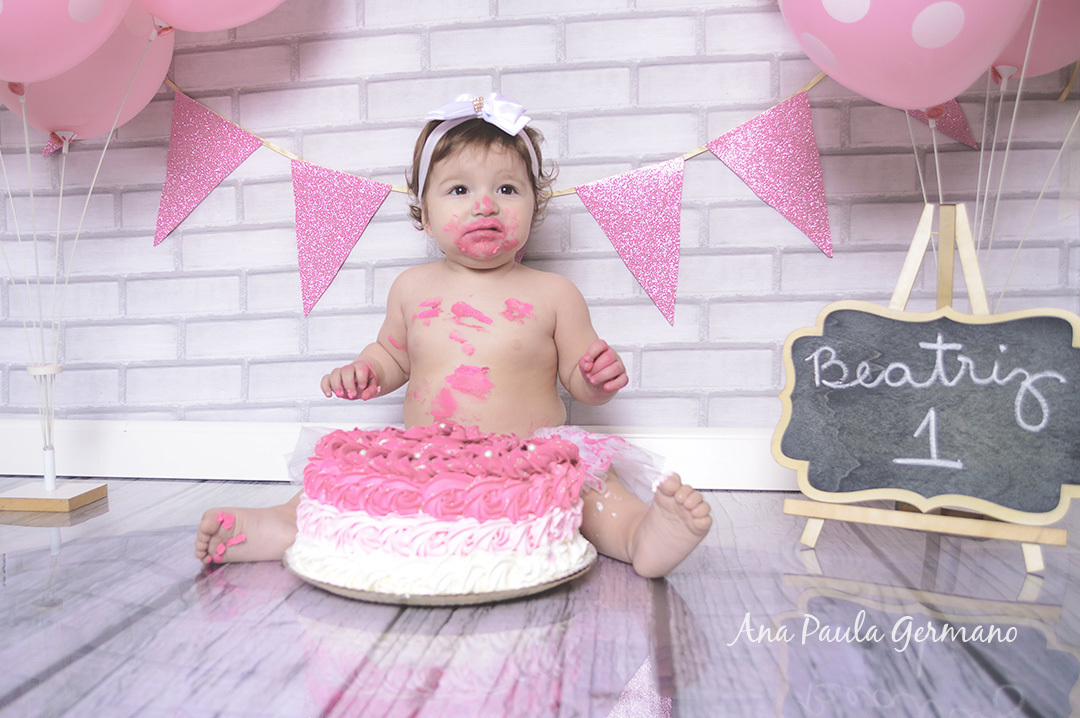 Smash the Cake Estúdio menina