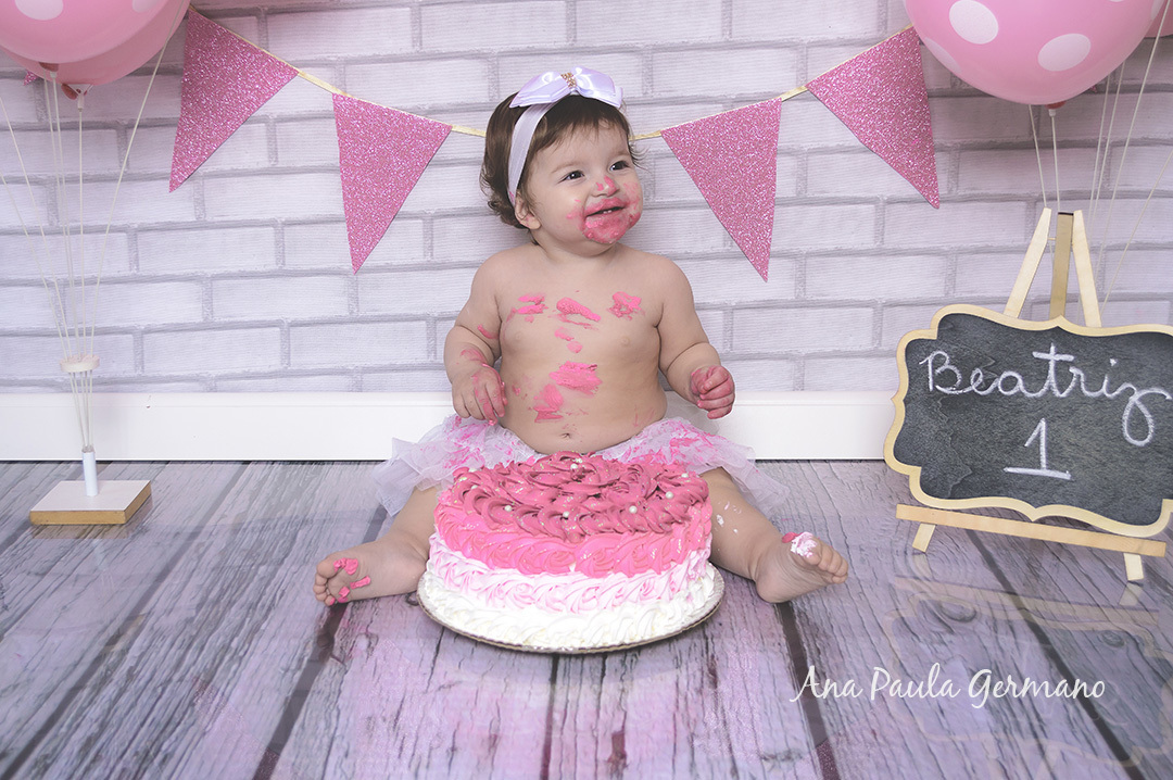 Smash the Cake Estúdio menina