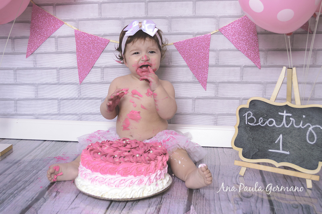 Smash the Cake Estúdio menina