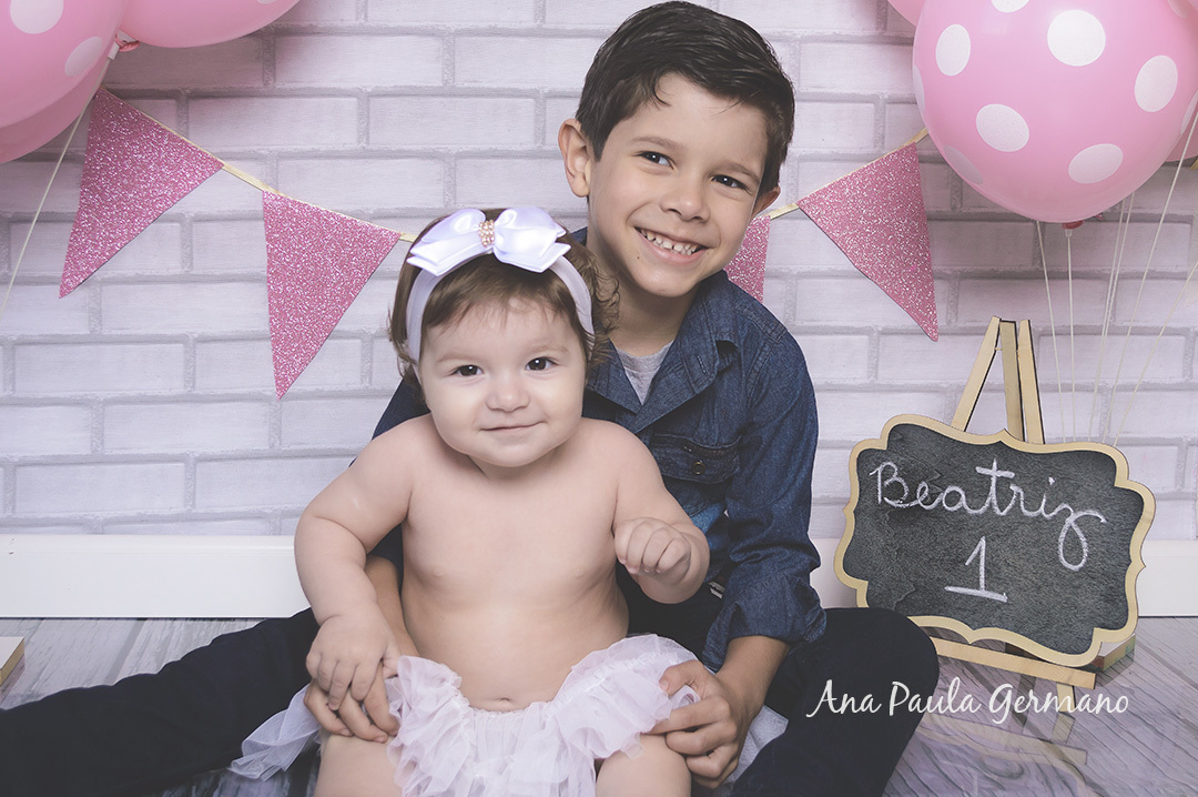 Smash the Cake Estúdio menina