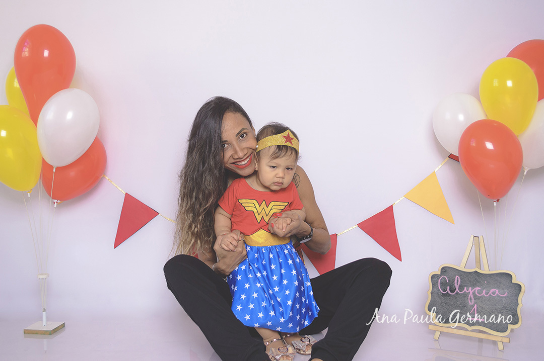 ensaio smash the cake: mulher maravilha 10