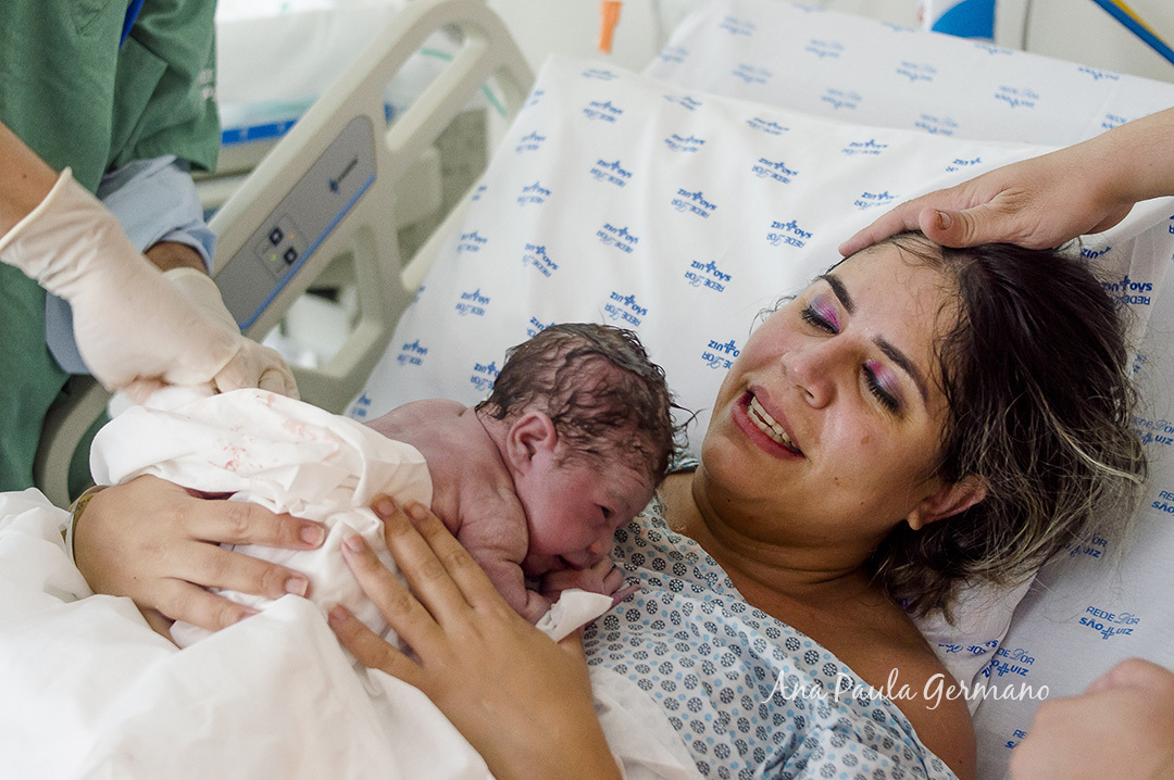 Fotógrafo de Parto Hospital São Luiz São Caetano | Nascimento Bebê Giovanna | 14