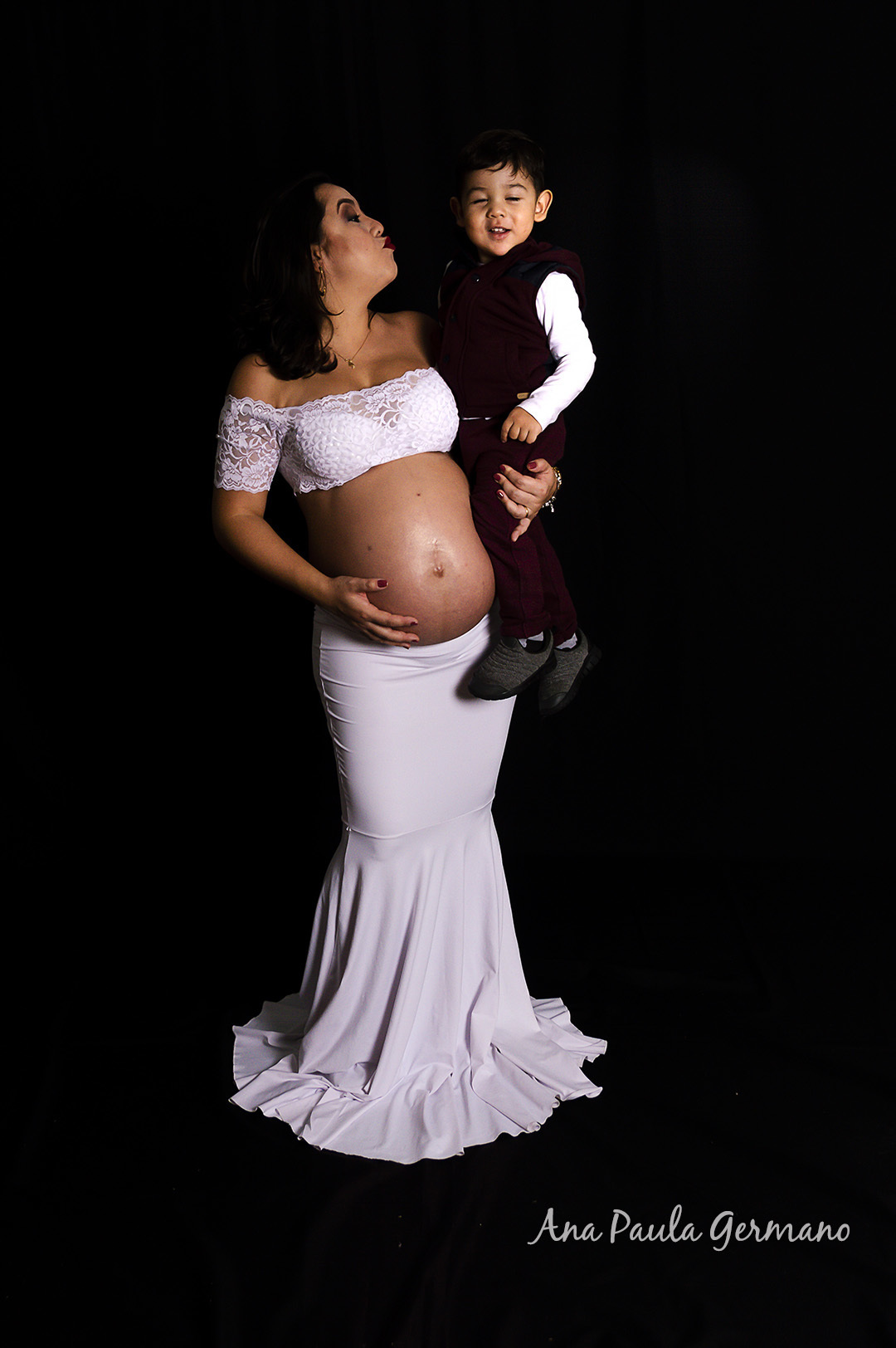ensaio gestante - estúdio