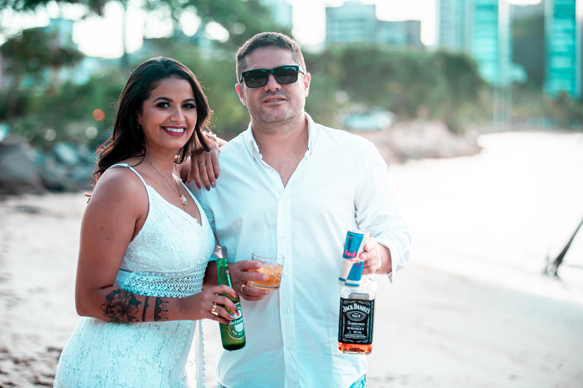 Ensaio fotográfico na Ilha do Frade,  em Vitória,  feita pelo Studio JAMC.