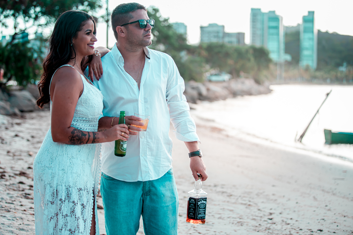 Ensaio fotográfico na Ilha do Frade,  em Vitória,  feita pelo Studio JAMC.