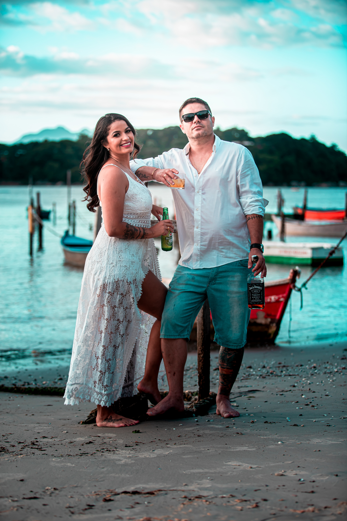 Ensaio fotográfico na Ilha do Frade,  em Vitória,  feita pelo Studio JAMC.