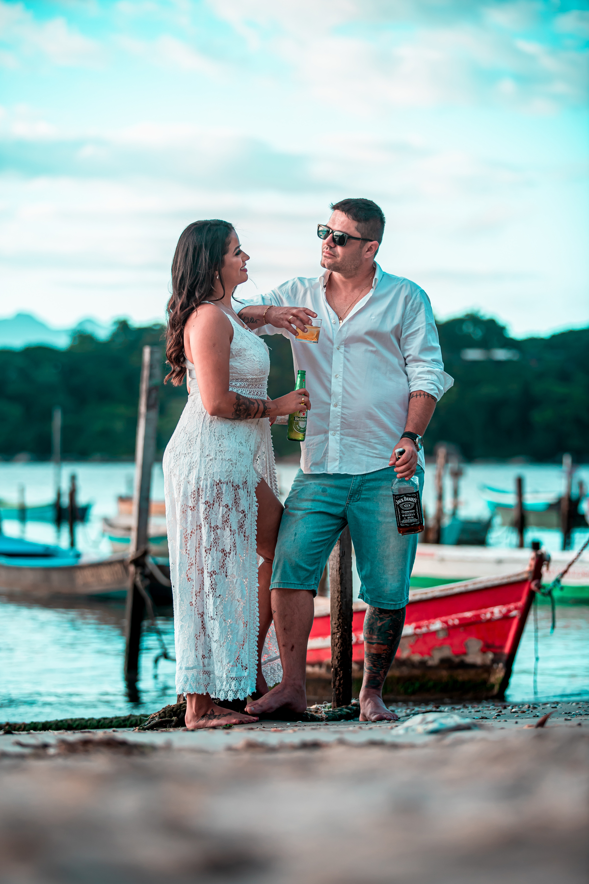 Ensaio fotográfico na Ilha do Frade,  em Vitória,  feita pelo Studio JAMC.