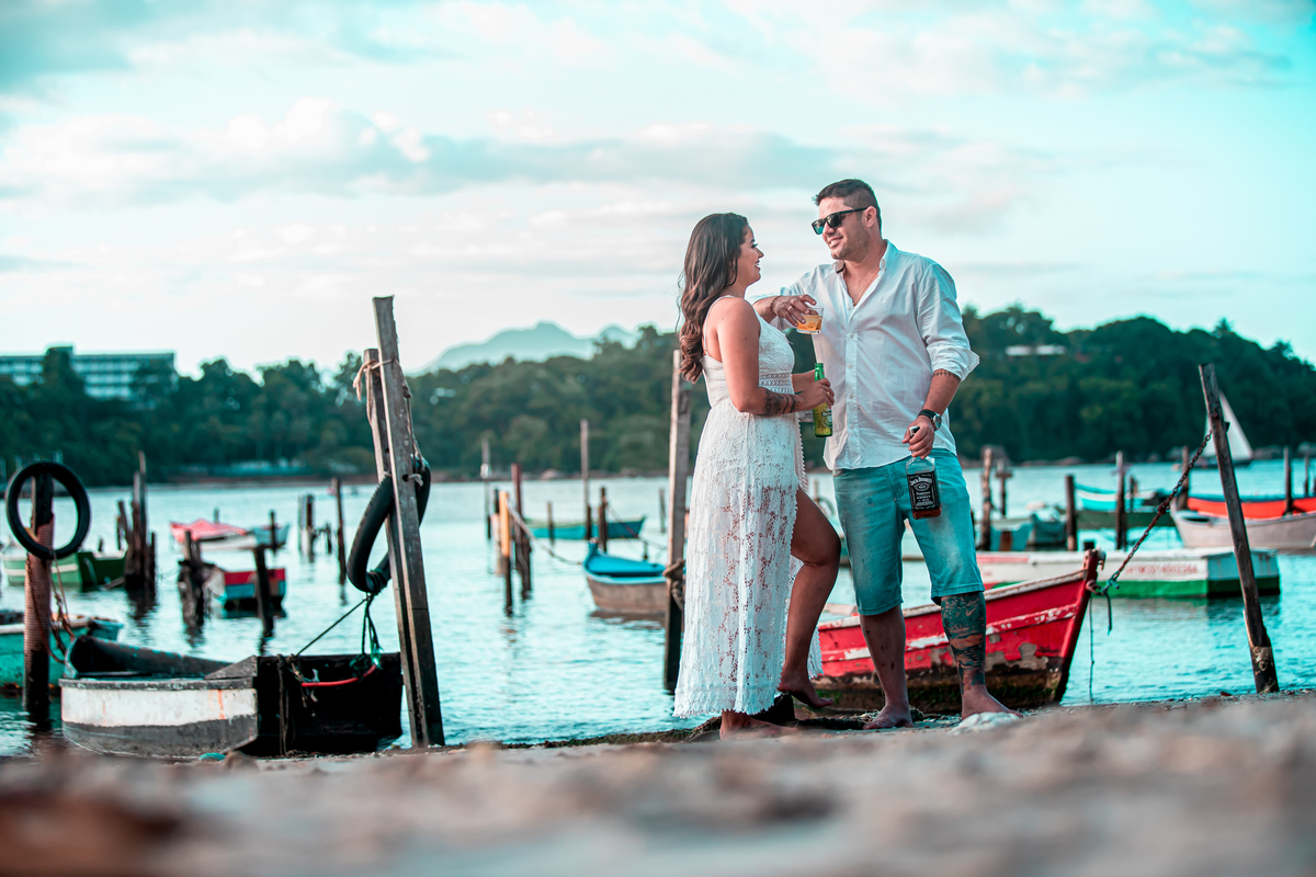 Ensaio fotográfico na Ilha do Frade,  em Vitória,  feita pelo Studio JAMC.