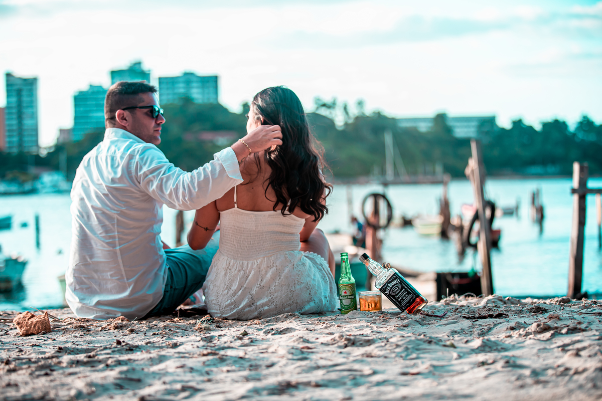 Ensaio fotográfico na Ilha do Frade,  em Vitória,  feita pelo Studio JAMC.