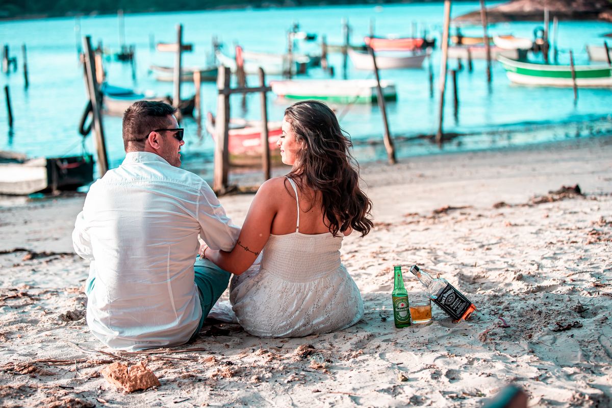 Ensaio fotográfico na Ilha do Frade,  em Vitória,  feita pelo Studio JAMC.