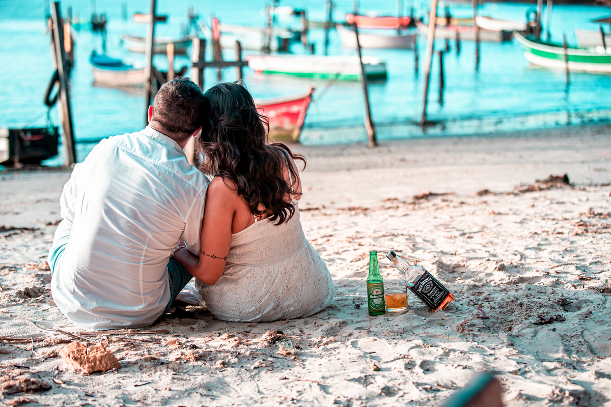 Ensaio fotográfico na Ilha do Frade,  em Vitória,  feita pelo Studio JAMC.