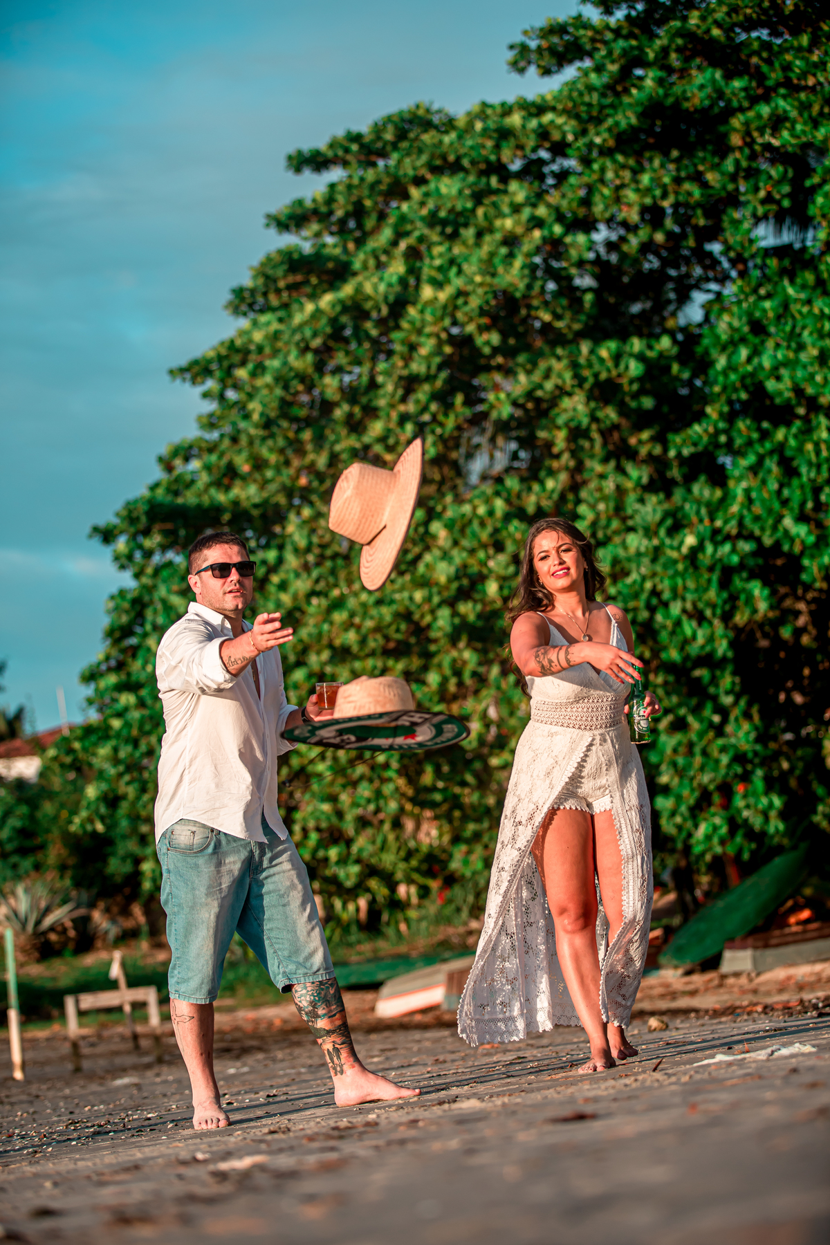Ensaio fotográfico na Ilha do Frade,  em Vitória,  feita pelo Studio JAMC.