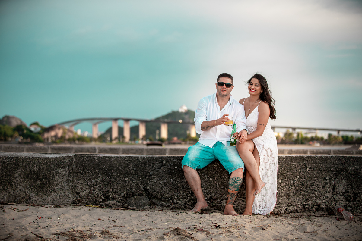 Ensaio fotográfico na Ilha do Frade,  em Vitória,  feita pelo Studio JAMC.