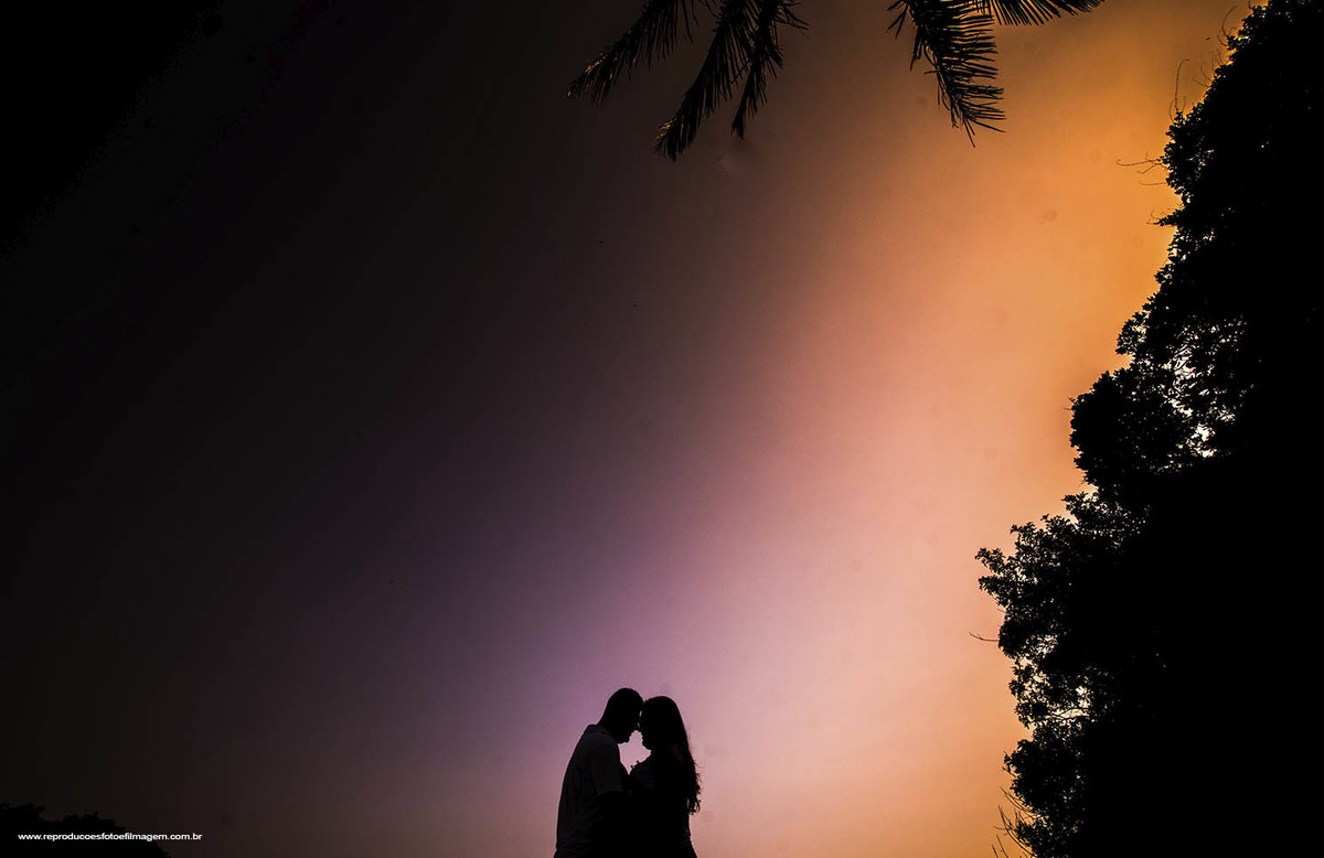 Pre wedding no por do sol
