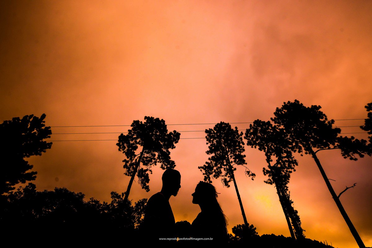 Pre wedding por do Sol