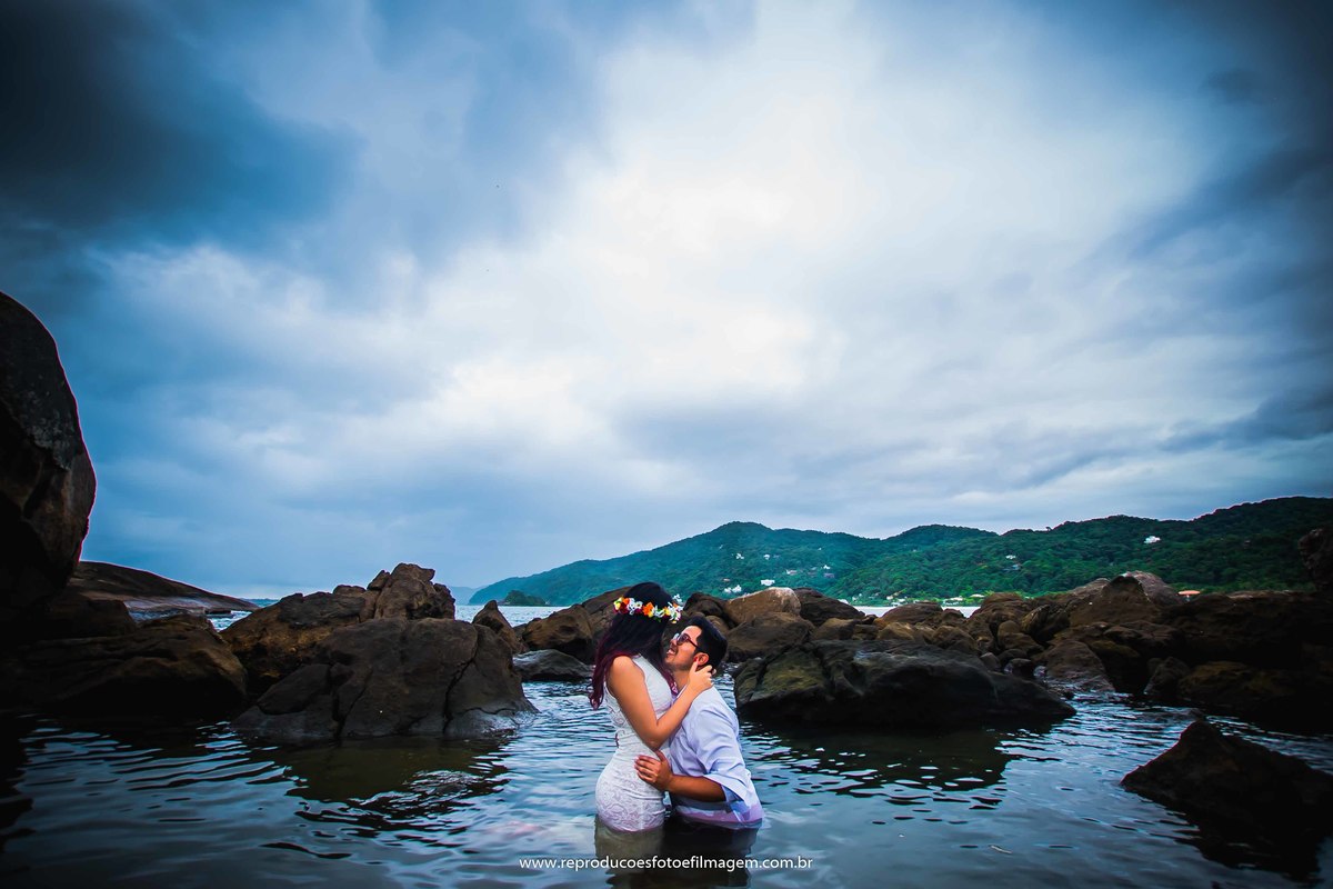 Ensaio pre wedding na praia