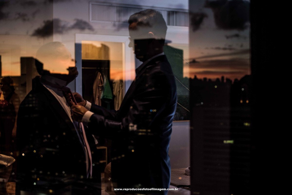 Fotografia no por do sol