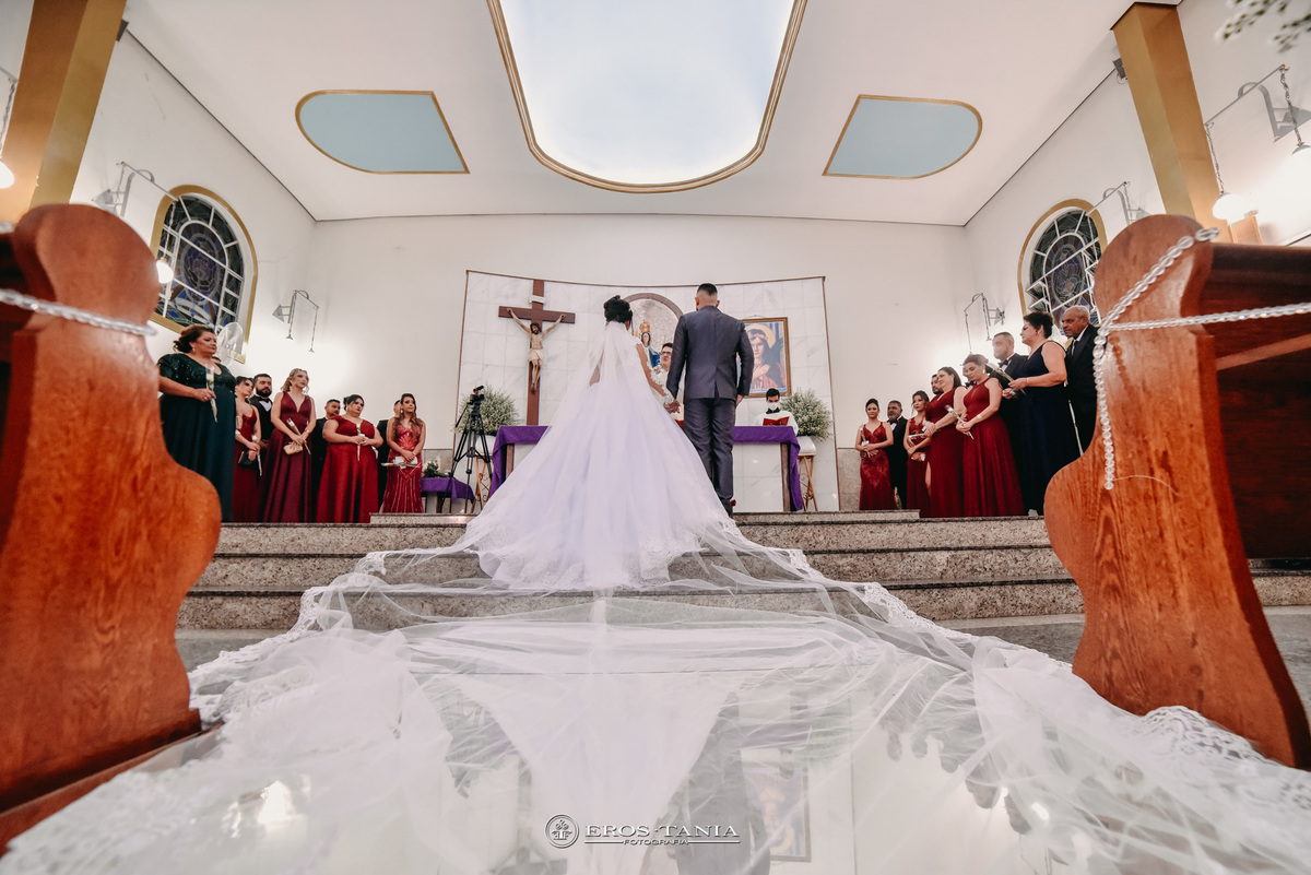 foto de casamento na igreja