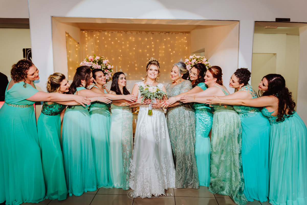 foto das madrinhas de casamento