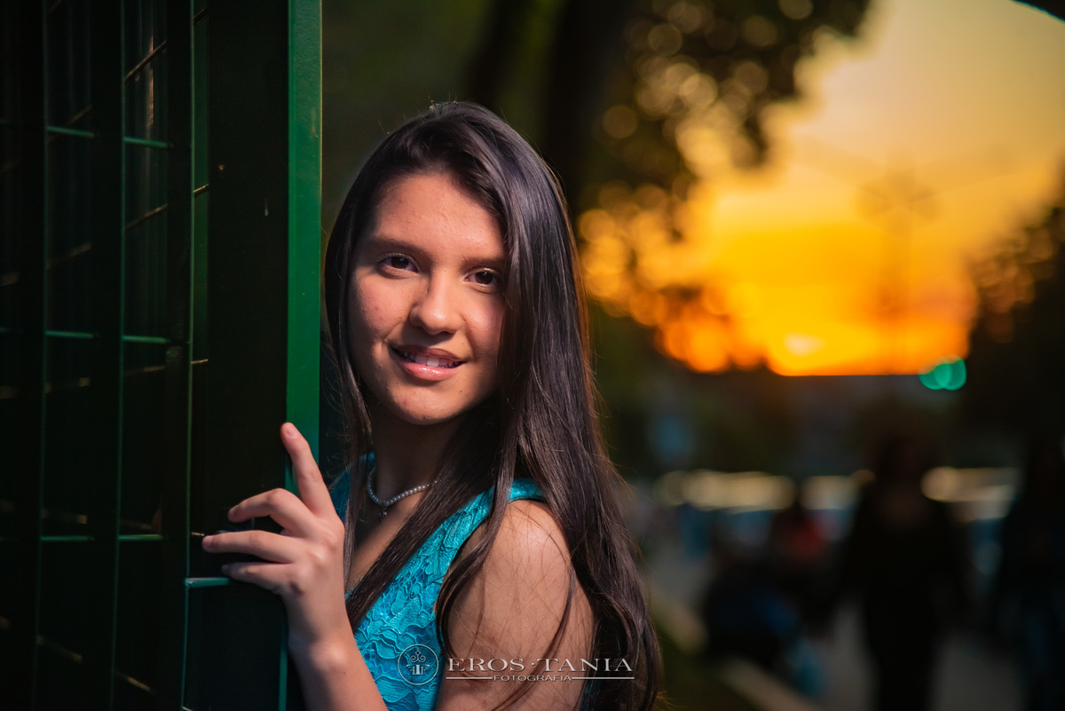 ensaio fotografico no por do sol