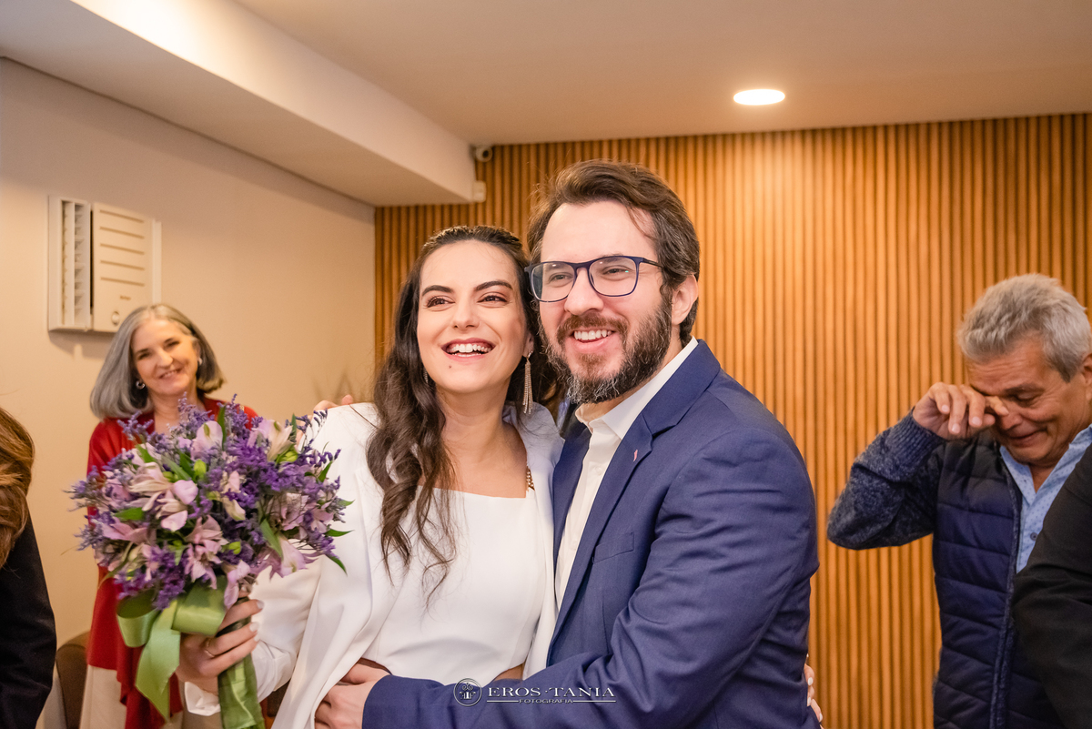 fotografia de casamento no civil