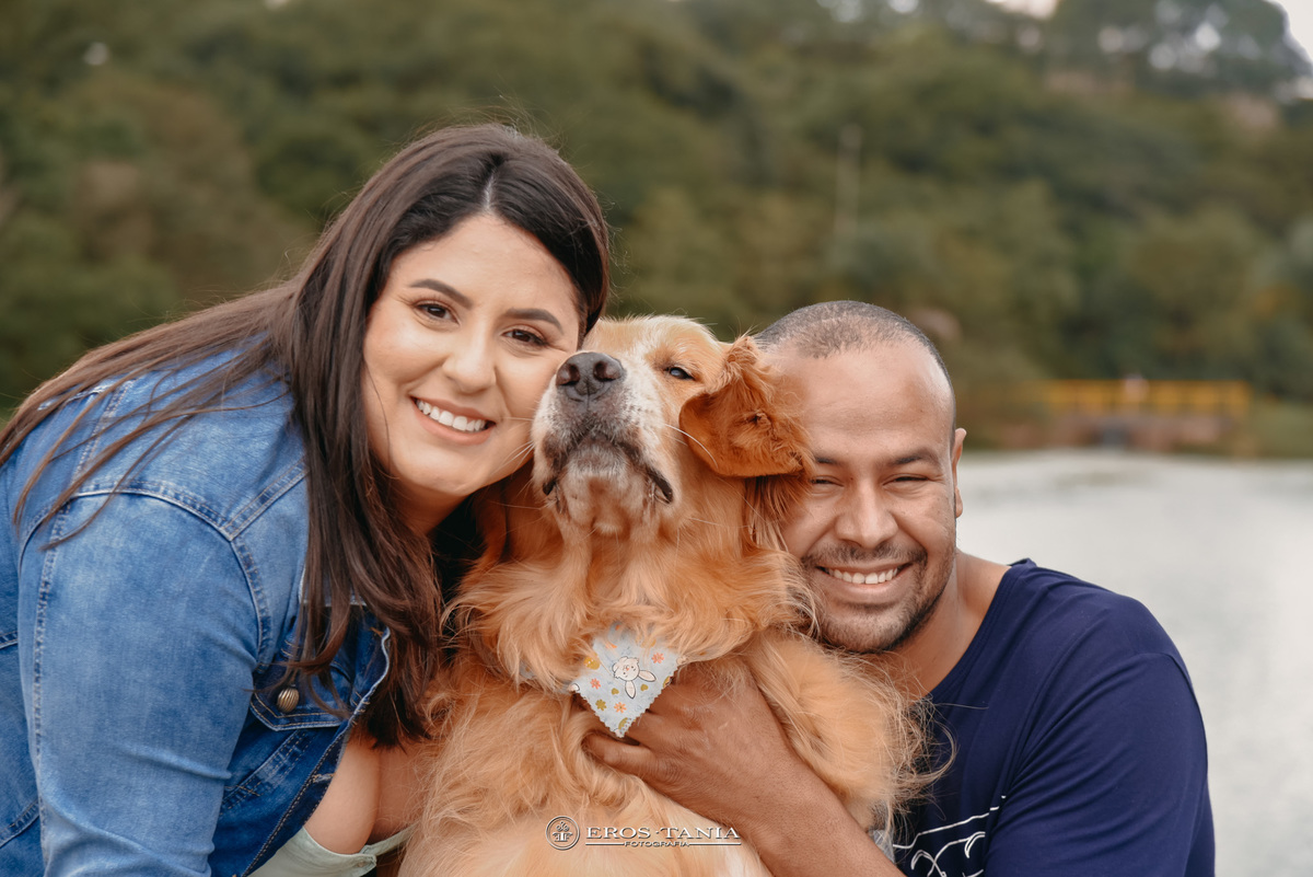 ENSAIO DE FOTOS CASAL COM  PET