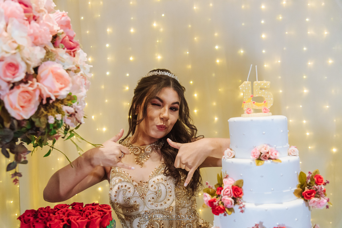 fotografia de debutante