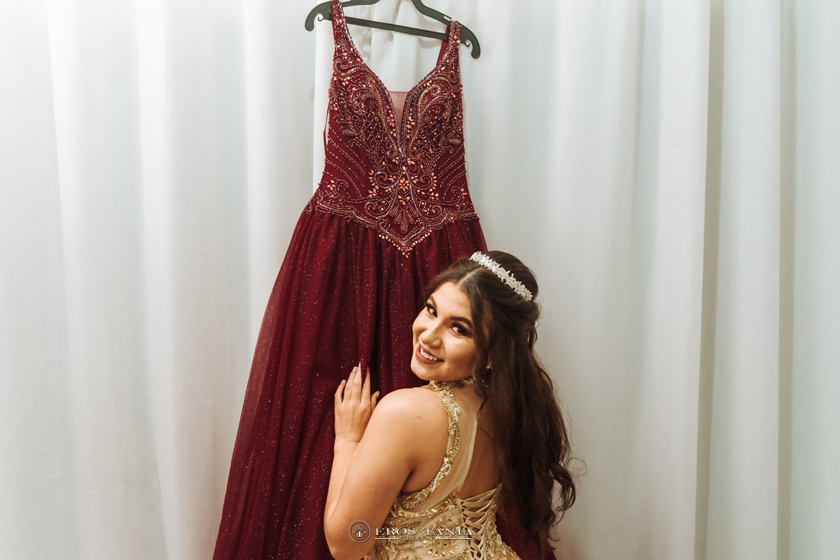 vestido de debutante