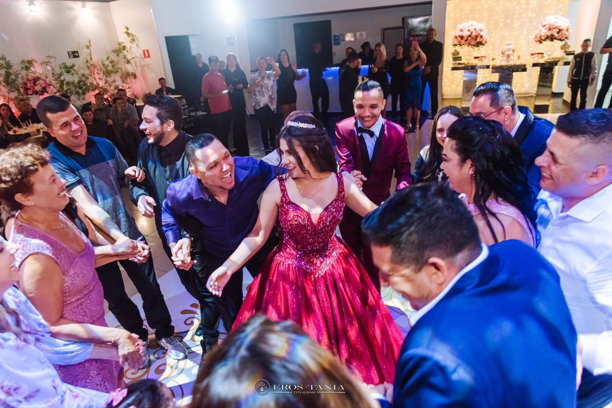 fotografia de festa de  debutante