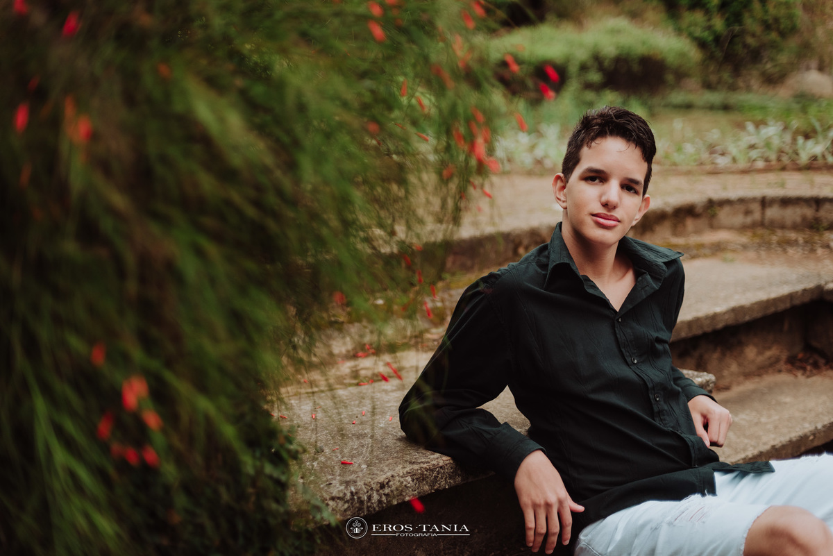 ensaio fotografico no jardim botanico
