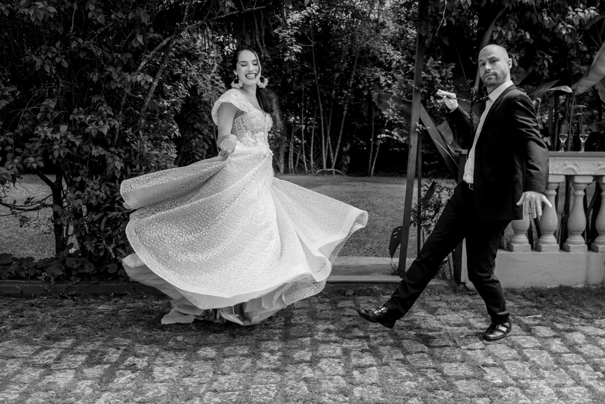 fotografia dos noivos