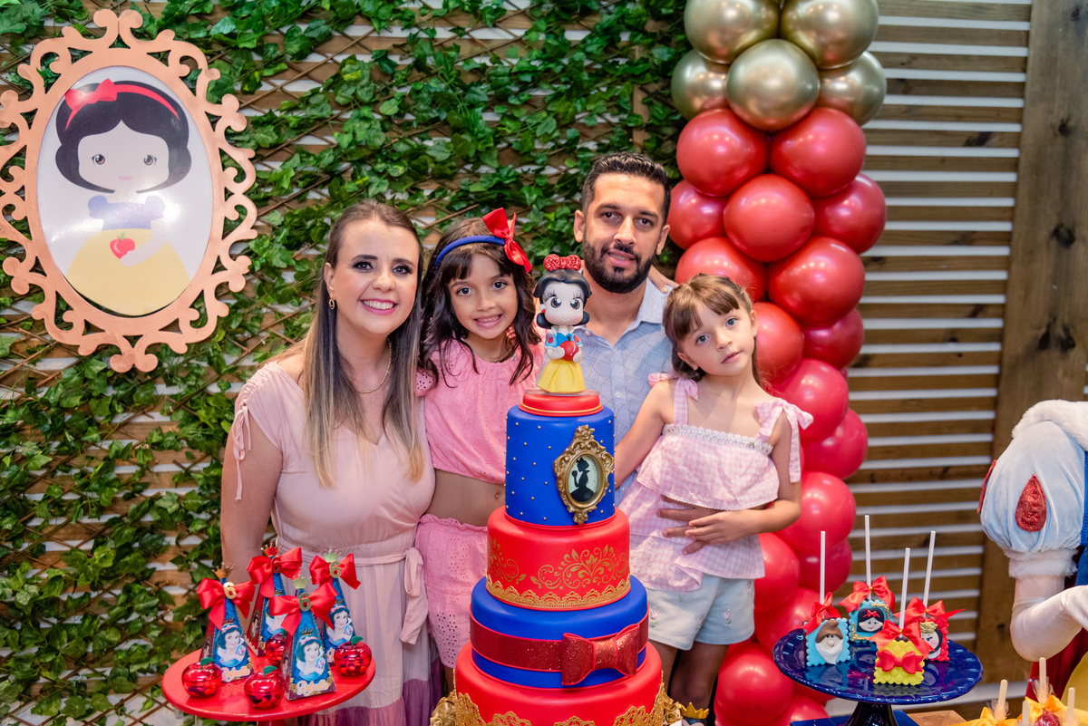 decoração branca de neve