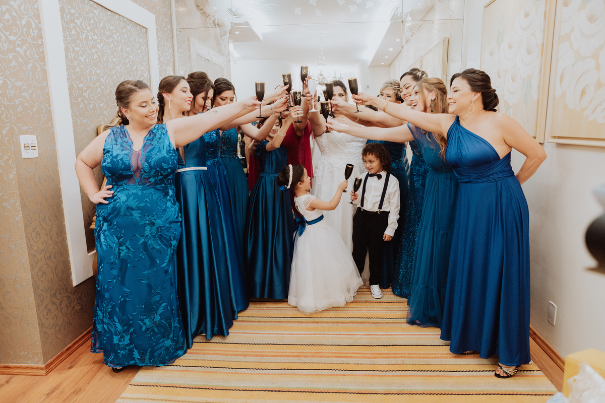 foto de brinde da noiva