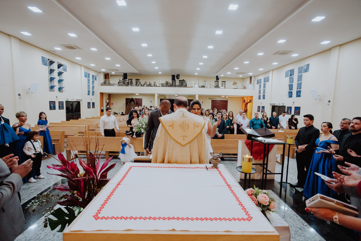 fotografia de casamento - Paróquia Nossa Senhora de Fátima