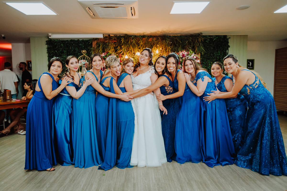 fotografia das madrinhas de casamento