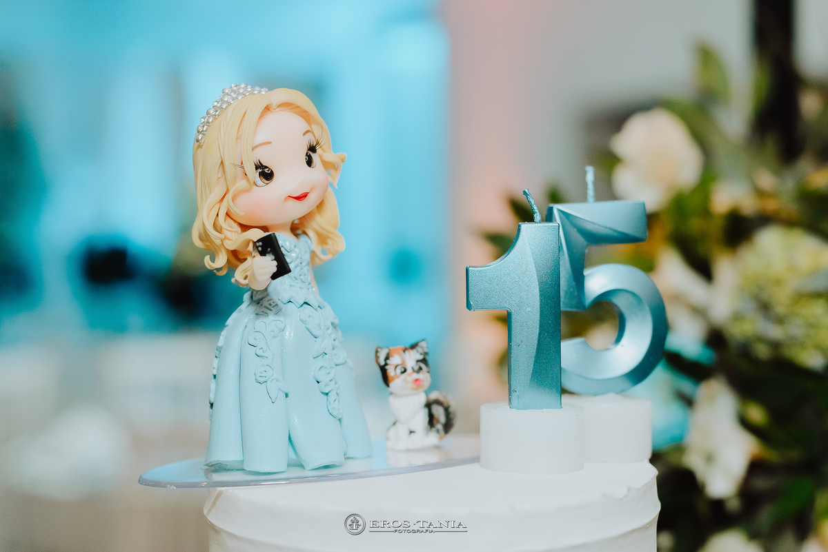 vela personalizada de 15 anos